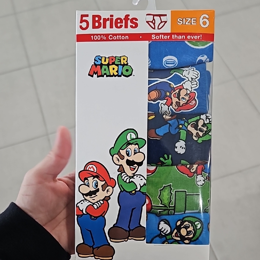Nintendo Super Mario Briefs with Iconic Characters